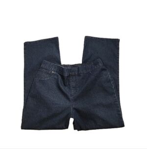 Catherines High-Rise Timeless Fit Pull-On Straight Jeans